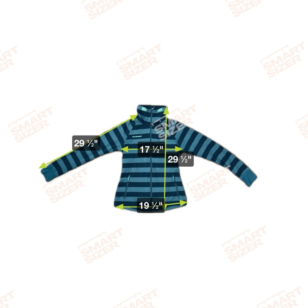 MAMMUT Hera Lightweight Jacket Dark Pacific Stripe Medium - Picture 8 of 11